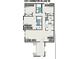 Condo floor plan with bedrooms, bathrooms, kitchen, dining area and living area at 2201 Fairington Village Dr, Lithonia, GA 30038