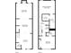 Floorplan layout with room dimensions for a two-story home including living, kitchen, and bedrooms at 808 Dixie Ne Ave, Atlanta, GA 30307