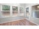 Bright sunroom with large windows and light wood-look flooring at 4116 Mars Bay # 27, Acworth, GA 30101