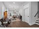 Open concept living room that blends seamlessly with dining area and modern kitchen at 574 Boulevard Ne Pl # 5, Atlanta, GA 30308