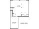 Lower level floor plan with garage and living room. plus some storage space at 78 Paces West Nw Cir, Atlanta, GA 30327