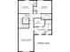 Upper level floor plan showing primary bedroom with en-suite bathroom and walk-in closet, plus 2 bedrooms at 78 Paces West Nw Cir, Atlanta, GA 30327