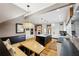 Open kitchen boasts stainless appliances, hardwood floors, and eat in nook at 1666 Johnson Ne Rd, Atlanta, GA 30306
