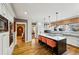 Bright, updated kitchen with a center island and stainless steel appliances at 1666 Johnson Ne Rd, Atlanta, GA 30306