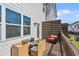 Cozy outdoor deck with patio furniture, perfect for relaxing and entertaining at 4414 Declan Dr, Kennesaw, GA 30144