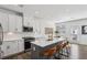 Bright, open kitchen featuring a large island, modern appliances, and stylish finishes at 4414 Declan Dr, Kennesaw, GA 30144