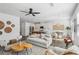 Open concept living room and kitchen area with modern furnishings and decor at 4414 Declan Dr, Kennesaw, GA 30144