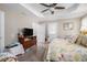 Comfortable bedroom offers plenty of space and lots of natural light at 410 Bowen Ne Rd, White, GA 30184