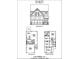 Hailey model floor plan showing first and second floor layouts with room dimensions and patio location at 4285 Easter Lily Ave, Buford, GA 30519