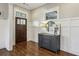 Warm and inviting foyer featuring hardwood floors and craftsman-style details at 100 Daniel Se Ave, Atlanta, GA 30317