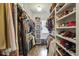 Organized walk-in closet with ample shelving and hanging space at 100 Daniel Se Ave, Atlanta, GA 30317