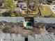Stunning aerial view of townhome community with a central courtyard pool and well-maintained landscaping at 1126 Park Row South Se, Atlanta, GA 30312