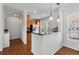 Open kitchen area with granite countertops and a breakfast bar at 1126 Park Row South Se, Atlanta, GA 30312