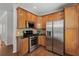Kitchen featuring stainless steel appliances and granite countertops at 1126 Park Row South Se, Atlanta, GA 30312
