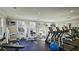 Well-equipped fitness center featuring treadmills, weights, and mirrors, for a complete workout experience at 3699 Ashford Creek Ne Hl, Atlanta, GA 30319