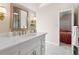 Bathroom featuring a marble countertop, and tile floors at 320 Morganshire Pl, Atlanta, GA 30350