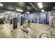 Modern fitness center with weight machines, providing residents with convenient workout options at 1101 Juniper St # 61, Atlanta, GA 30309
