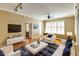 Comfortable living room with hardwood floors, natural light, and modern decor at 1101 Juniper St # 61, Atlanta, GA 30309