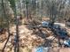 Aerial view of wooded property with sheds and an assortment of random items at 3150 Old Van Wert Rd, Villa Rica, GA 30180