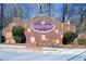 Attractive brick sign reading 'Baxley Point', marking the entrance to this desirable neighborhood at 3780 Baxley Pine Trl, Suwanee, GA 30024