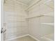 Spacious walk-in closet with white wire shelving at 735 Ponce De Leon Ne Pl, Atlanta, GA 30306