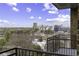 Beautiful city views from a private balcony at 2233 Peachtree Ne Rd # 902, Atlanta, GA 30309