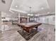 Finished basement featuring a pool table, bar, and gym equipment at 329 Lakebridge Xing, Canton, GA 30114