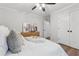 Bedroom with a bed, dresser and closet at 1849 S Columbia Place, Decatur, GA 30032