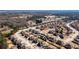 Drone shot of a neighborhood showcasing the uniformity of the houses and the community layout at 2401 Day Break Way, Dacula, GA 30019