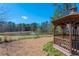 Gazebo overlooks a serene pond with fountain and manicured landscaping at 5034 Kingsbridge Pass, Powder Springs, GA 30127