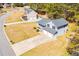 Aerial shot of home and neighborhood, with driveway and manicured lawn at 195 W Fork Way, Temple, GA 30179