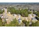 A distant aerial view of a neighborhood at 195 W Fork Way, Temple, GA 30179