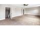 Large bedroom with carpet, ceiling fan, and closet at 2370 Mcafee Rd, Decatur, GA 30032