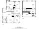 Detailed floor plan showcasing layout of rooms, dimensions, and total square footage at 2370 Mcafee Rd, Decatur, GA 30032