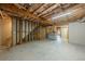 Spacious unfinished basement with visible framework ready for customization at 4780 Woodruff Trce, Cumming, GA 30028