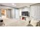 Finished basement featuring plush carpeting and ample entertainment space at 3280 Spincaster Way, Loganville, GA 30052