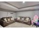 Finished basement area offering comfortable seating at 3280 Spincaster Way, Loganville, GA 30052