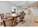 Finished basement featuring a game table with chairs and access to other rooms in the home at 764 Sharpshooters Nw Rdg, Marietta, GA 30064