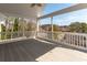 Spacious deck with white railings and a view of the surrounding trees and neighborhood at 764 Sharpshooters Nw Rdg, Marietta, GA 30064