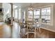 Well-lit dining room area featuring a table for four and views to the sunroom at 764 Sharpshooters Nw Rdg, Marietta, GA 30064