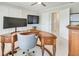 Comfortable office space with built-in desk, neutral walls, and carpeting throughout at 764 Sharpshooters Nw Rdg, Marietta, GA 30064