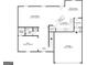 Home floor plan showcasing the layout of the living room, kitchen, and bedrooms at 117 Oliver Dr, Locust Grove, GA 30248