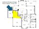 Floor plan showing extra storage in garage with approx. dimensions of 11 ft by 12 ft at 2480 Copper Mill Trl, Cumming, GA 30041
