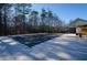 Covered in-ground pool with a concrete pool deck at 2480 Copper Mill Trl, Cumming, GA 30041