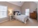 Bedroom featuring a queen-sized bed, two windows, and neutral walls at 4162 Gateswalk Se Dr, Smyrna, GA 30080