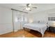 Bright bedroom featuring hardwood floors, light walls and large windows at 2441 Hidden Hills Dr, Marietta, GA 30066