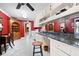 Laundry room featuring marble floors, plenty of cabinets, and counter space at 1341 Longwood Sw Dr, Marietta, GA 30008
