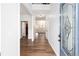 Bright foyer showcasing hardwood floors, high ceilings, and an inviting entryway at 264 Ascott Ln, Woodstock, GA 30189