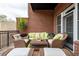 Relaxing outdoor living area with comfortable seating and a view of the surrounding landscape at 3280 Stillhouse Se Ln # 101, Atlanta, GA 30339