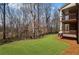Backyard featuring lawn, fencing and two back decks attached to the home at 4930 Cecilia Sq, Cumming, GA 30040